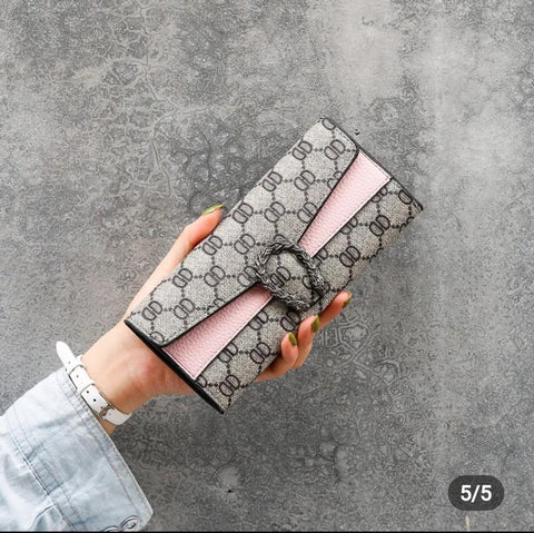 Stylish Women’s PU Leather Tri-Fold Wallet - 1 Pc Pocket-Friendly Clutch