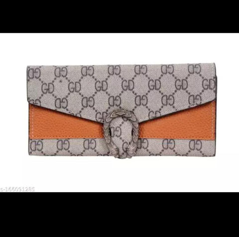 Stylish Women’s PU Leather Tri-Fold Wallet - 1 Pc Pocket-Friendly Clutch